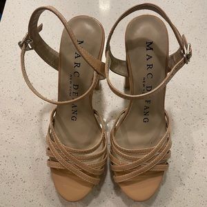 Mark Defang New York nude platform heels